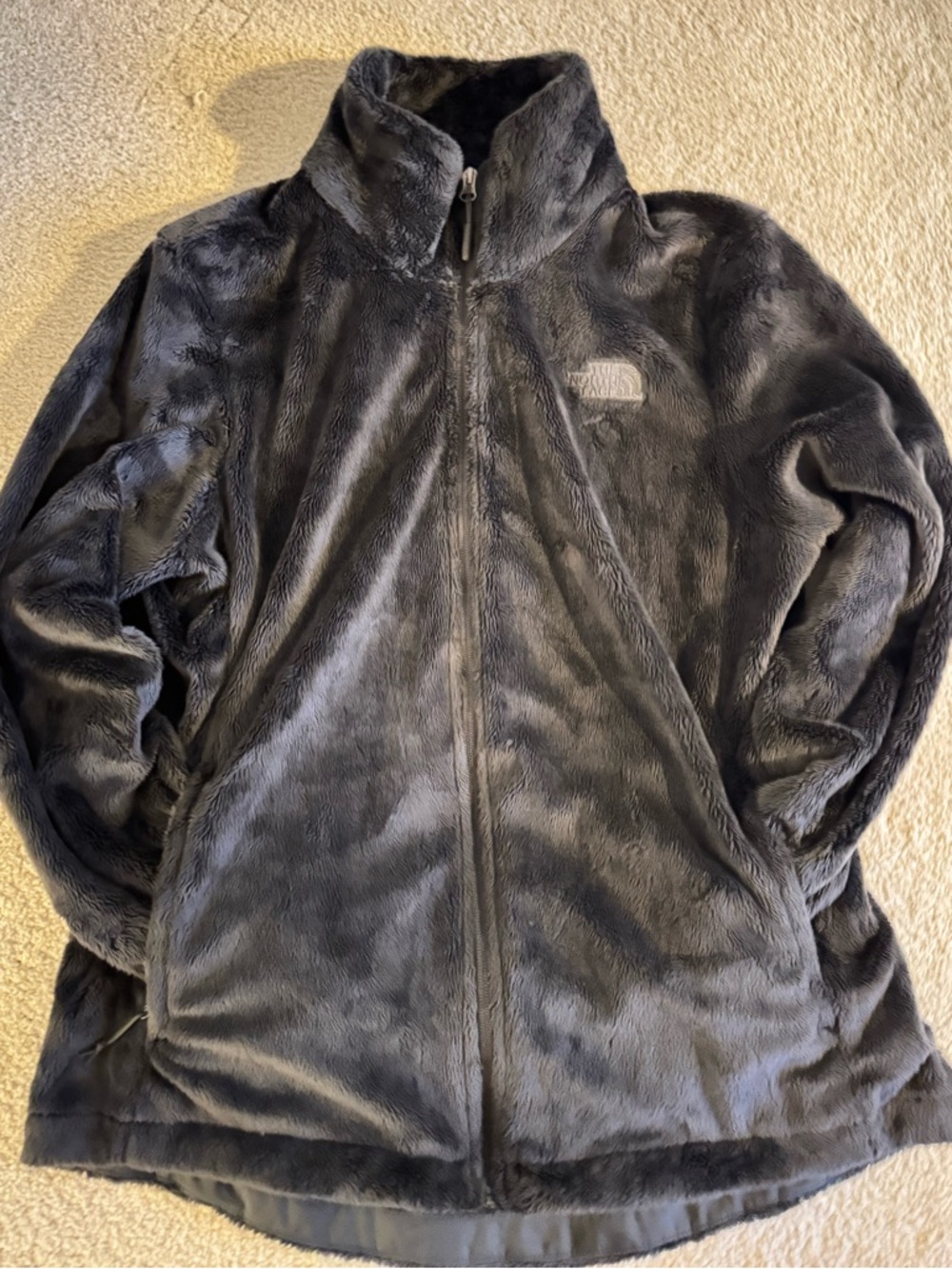 The North Face Women’s Plush Full-Zip Jacket - Charcoal Gray